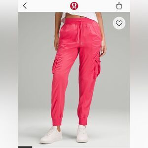 NWT Lululemon Dance Studio Relaxed-Fit Mid-Rise Cargo Pant Sz Small Glaze Pink